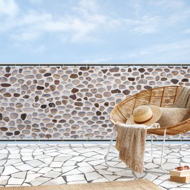 Balcony privacy screen - Andalusian Stone Wall