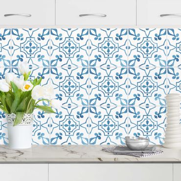 Kitchen wall cladding - Watercolour Tiles - Sagres
