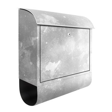 Letterbox - Watercolour Grey Galaxy