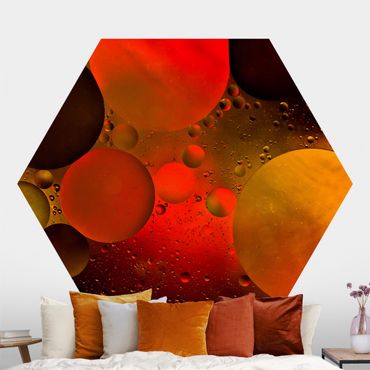 Self-adhesive hexagonal pattern wallpaper - Astronomic