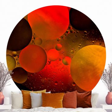 Self-adhesive round wallpaper - Astronomic