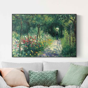 Print with acoustic tension frame system - Auguste Renoir - Women In The Garden