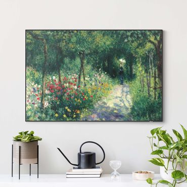 Interchangeable print with tension fabric frame - Auguste Renoir - Women In The Garden