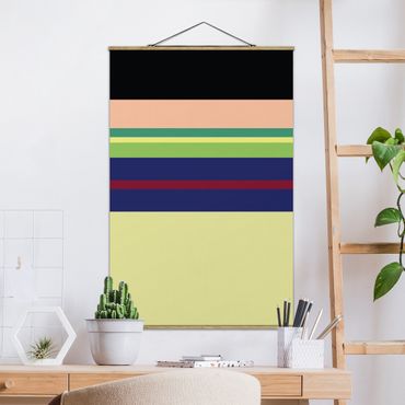 Fabric print with poster hangers - Film Poster Mulan