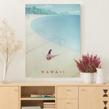 Print on canvas - Travel Poster - Hawaii