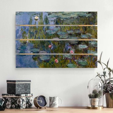 Print on wood - Claude Monet - Water Lilies (Nympheas)