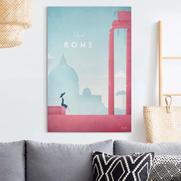 Print on canvas - Travel Poster - Rome