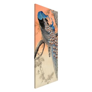 Magnetic memo board - Vintage Illustration Asian Peacock L