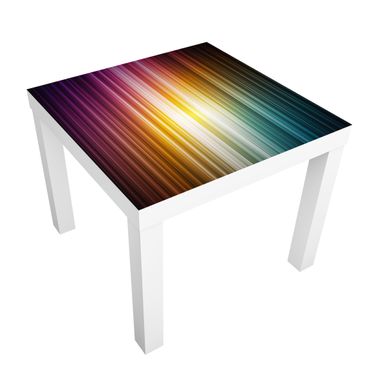 Adhesive film for furniture IKEA - Lack side table - Rainbow Light