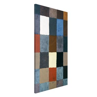 Magnetic memo board - Paul Klee - Color Chart (on Gray)