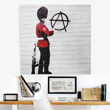 Canvas print - Banksy - Anarchist Soldier