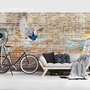 Wallpaper - Dove Of Peace - Brandalised ft. graffiti by Banksy