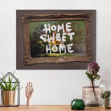 Canvas print - Banksy - Home Sweet Home