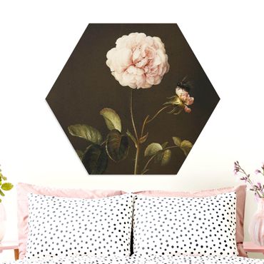 Forex hexagon - Barbara Regina Dietzsch - French Rose with Bumblebee