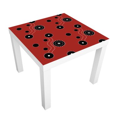 Adhesive film for furniture IKEA - Lack side table - Lack table Aboriginal Ornament