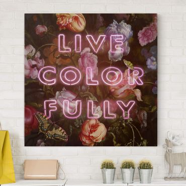 Print on canvas - Live Colour Fully