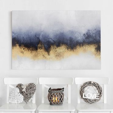 Canvas print - Cloudy Sky With Gold