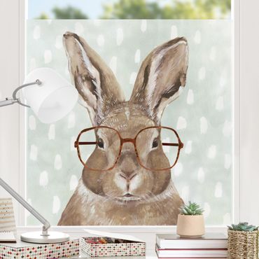 Window decoration - Bespectacled Animals - Rabbit