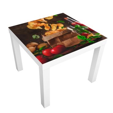 Side table design - Tomato Basil Snack