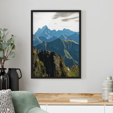 Framed poster - Mountains On The Lofoten