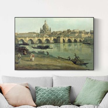 Print with acoustic tension frame system - Bernardo Bellotto - View Of Dresden From The Right Bank Of The Elbe