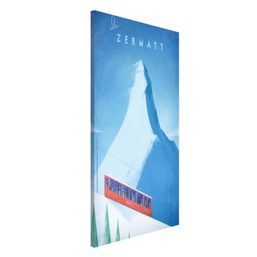 Magnetic memo board - Travel Poster - Zermatt