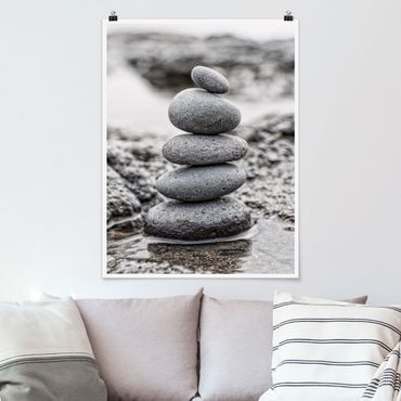 Poster - Stone Tower In Water