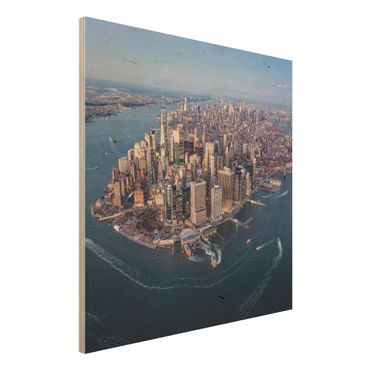 Wood print - Big City Life