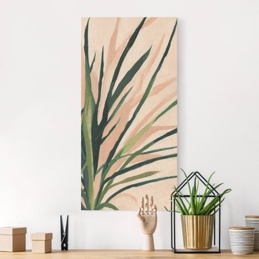 Natural canvas print - Foliage With Shadows - Portrait format 1:2