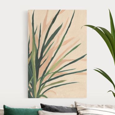 Natural canvas print - Foliage With Shadows - Portrait format 2:3