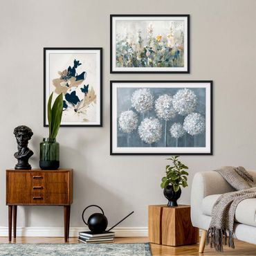 Gallery Walls - Blue And Beige