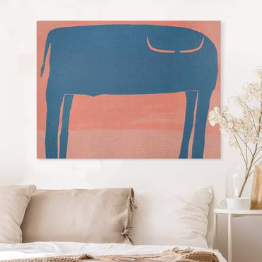 Canvas print - Blue Bull