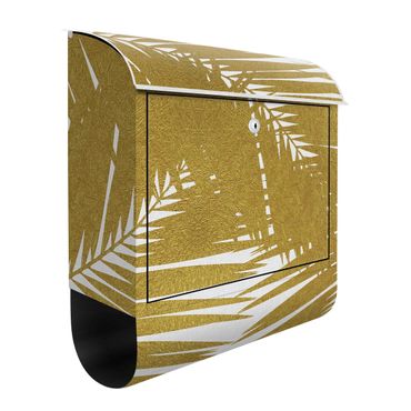 Letterbox - View Through Golden Palm Leaves