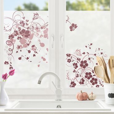 Window decoration - Apricot Blossom