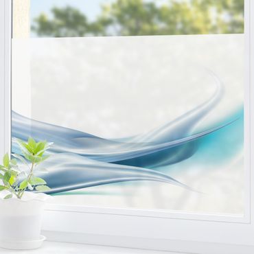 Window decoration - Blue Dust