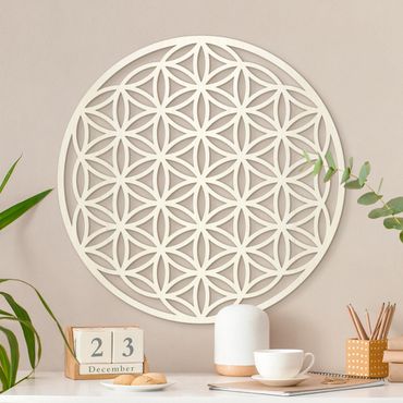 Wooden wall decoration - Flower of Life