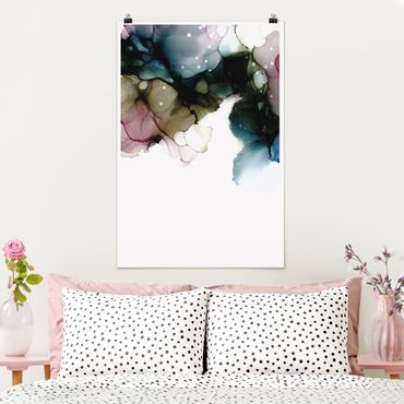 Poster - Floral Arches With Gold