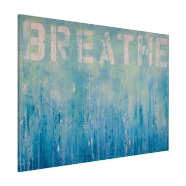 Magnetic memo board - Breathe Street Art - Landscape format 4:3