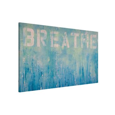 Magnetic memo board - Breathe Street Art - Landscape format 3:2