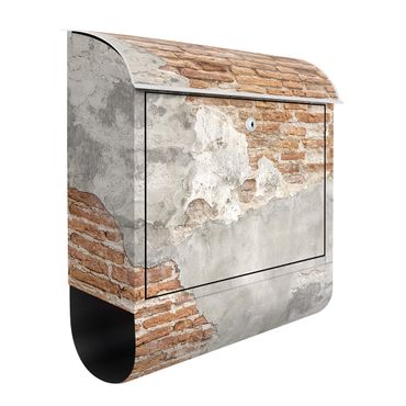 Letterbox - Shabby Brick Wall