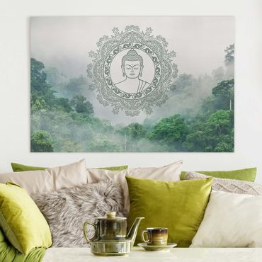 Canvas print - Buddha Mandala In Fog