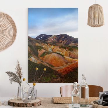 Canvas print - Colourful Mountains In Iceland
