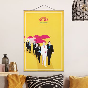 Fabric print with poster hangers - Film Poster The Great Gatsby II