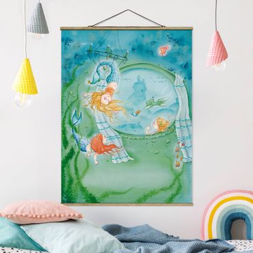 Fabric print with poster hangers - Matilda Is An Acrobat