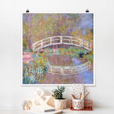 Poster - Claude Monet - Bridge Monet's Garden
