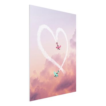 Print on forex - Heart With Airplanes