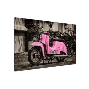 Magnetic memo board - Pink Scooter
