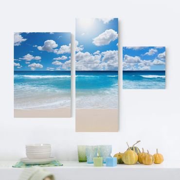 Print on canvas 3 parts - Touch Of Paradise