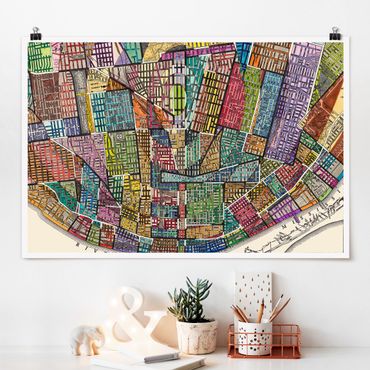 Poster - Modern Map Of St. Louis