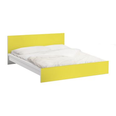 Adhesive film for furniture IKEA - Malm bed 140x200cm - Colour Lemon Yellow